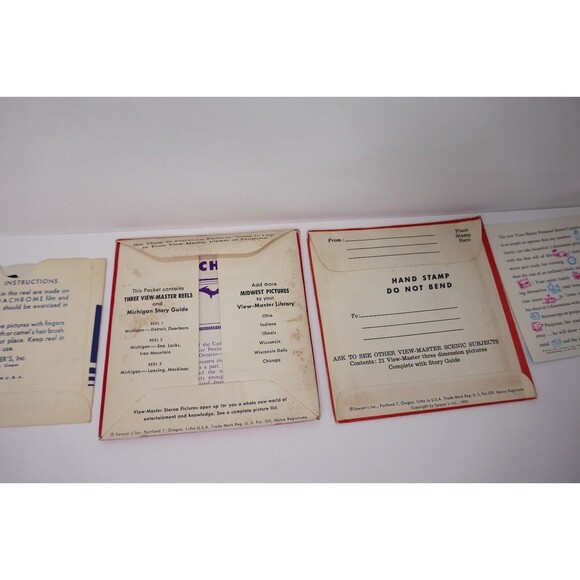 Sawyers View Master 3-D Stereoscope & View Master Reels Lot - Picture 12 of 12